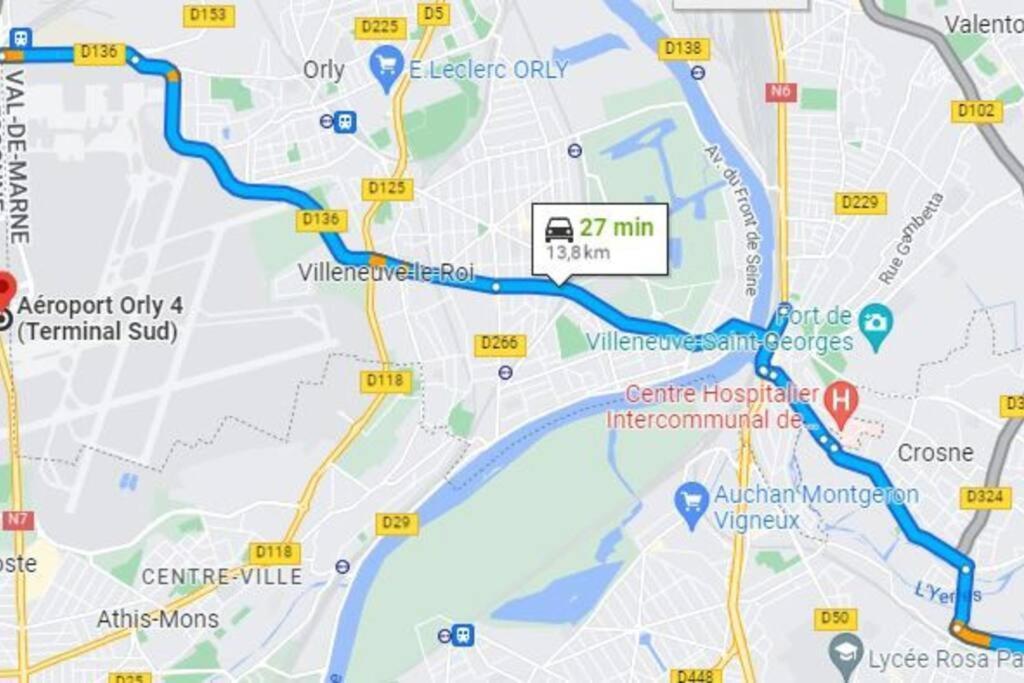 Luxurious Private Parking 25 Mn To Paris * Yerres